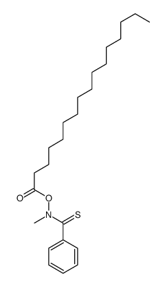 [benzenecarbonothioyl(methyl)amino] hexadecanoate结构式