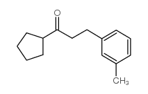 CYCLOPENTYL 2-(3-METHYLPHENYL)ETHYL KETONE结构式
