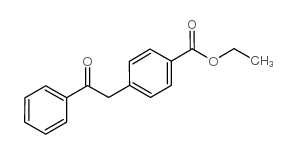 ETHYL 4-(2-OXO-2-PHENYLETHYL)BENZOATE结构式
