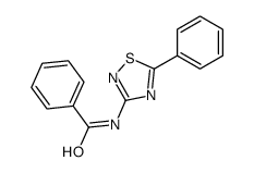 N-(5-phenyl-1,2,4-thiadiazol-3-yl)benzamide结构式