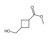 3-(羟甲基)环丁烷-1-羧酸甲酯结构式