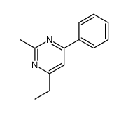 4-ethyl-2-methyl-6-phenylpyrimidine结构式