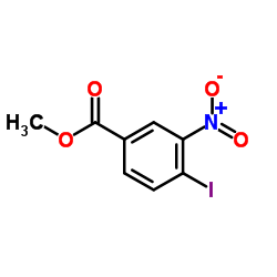 4-碘-3-硝基苯甲酸甲酯结构式