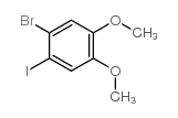 1-溴-2-碘-4,5-二甲氧基苯结构式