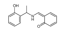 6-[[1-(2-hydroxyphenyl)ethylamino]methylidene]cyclohexa-2,4-dien-1-one结构式