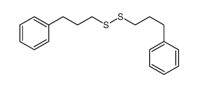 3-(3-phenylpropyldisulfanyl)propylbenzene结构式