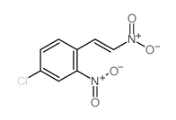 Benzene,4-chloro-2-nitro-1-(2-nitroethenyl)-结构式