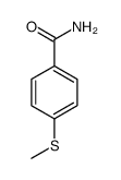 4-methylsulfanylbenzamide结构式