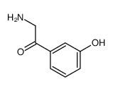 2-amino-1-(3-hydroxyphenyl)ethanone结构式