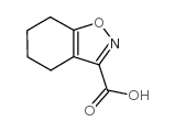 4,5,6,7-TETRAHYDRO-BENZO[D]ISOXAZOLE-3-CARBOXYLIC ACID结构式