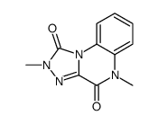 2,5-dimethyl-[1,2,4]triazolo[4,3-a]quinoxaline-1,4-dione结构式