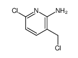 6-chloro-3-(chloromethyl)pyridin-2-amine结构式