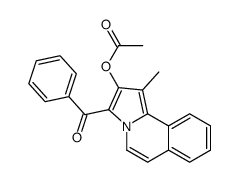 (3-benzoyl-1-methylpyrrolo[2,1-a]isoquinolin-2-yl) acetate结构式