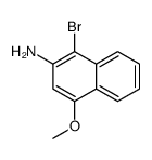 1-bromo-4-methoxynaphthalen-2-amine结构式