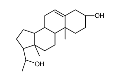 20β-二氢孕烯醇酮-d5结构式