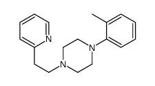 1-(2-methylphenyl)-4-(2-pyridin-2-ylethyl)piperazine结构式