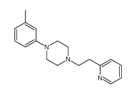 1-(3-methylphenyl)-4-(2-pyridin-2-ylethyl)piperazine结构式