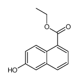 6-羟基-1-萘酸乙酯结构式