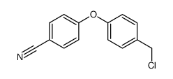 4-[4-(chloromethyl)phenoxy]benzonitrile结构式