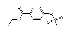 ethyl 4-(methanesulfonyloxy)benzoate结构式