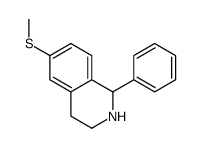 6-methylsulfanyl-1-phenyl-1,2,3,4-tetrahydroisoquinoline结构式