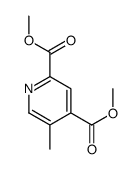 dimethyl 5-methylpyridine-2,4-dicarboxylate结构式