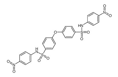 N-(4-nitrophenyl)-4-[4-[(4-nitrophenyl)sulfamoyl]phenoxy]benzenesulfonamide结构式