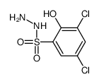3,5-dichloro-2-hydroxybenzenesulfonohydrazide结构式