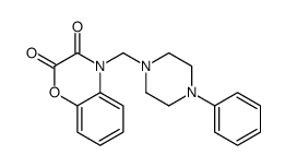 4-[(4-phenylpiperazin-1-yl)methyl]-1,4-benzoxazine-2,3-dione结构式