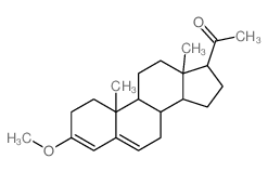 Pregna-3,5-dien-20-one,3-methoxy- (7CI,8CI,9CI)结构式