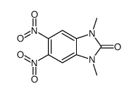 1,3-dimethyl-5,6-dinitrobenzimidazol-2-one结构式