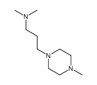 1-Piperazinepropanamine,N,N,4-trimethyl-(9CI)结构式