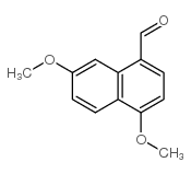 4,7-二甲氧基-1-萘醛结构式