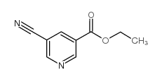 5-氰基-3-吡啶甲酸乙酯结构式