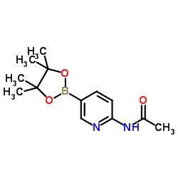 2-乙酰氨基吡啶-5-硼酸频哪醇酯结构式