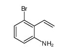Benzenamine, 3-bromo-2-ethenyl结构式