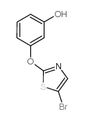 3-(5-溴噻唑-2-氧基)苯酚结构式