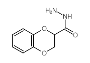 2,3-二氢-1,4-苯并二噁英-2-碳酰肼结构式