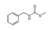Carbamothioic acid, N-(phenylmethyl)-, S-methyl ester结构式