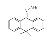 (10,10-dimethylanthracen-9-ylidene)hydrazine结构式