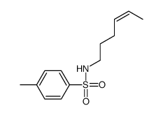 N-hex-4-enyl-4-methylbenzenesulfonamide结构式
