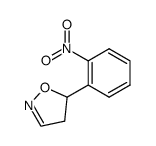 5-(2-nitrophenyl)isoxazoline结构式