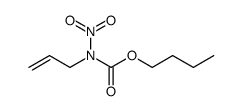 Carbamic acid, nitro-2-propenyl-, butyl ester结构式