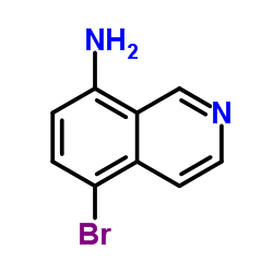 5-溴-8-氨基异喹啉结构式
