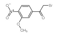 2-溴-1-(3-甲氧基-4-硝基苯基)-1-乙酮结构式