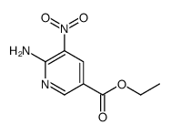 ethyl 6-amino-5-nitropyridine-3-carboxylate结构式