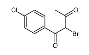 2-bromo-1-(4-chlorophenyl)butane-1,3-dione结构式