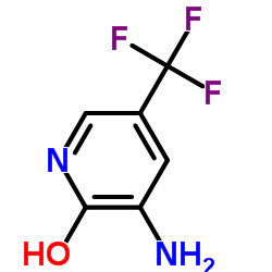3-氨基-5-(三氟甲基)吡啶-2-醇结构式