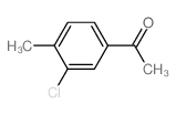 Ethanone,1-(3-chloro-4-methylphenyl)-结构式