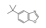 5-(2-Methyl-2-propanyl)-1,3-benzoxazole结构式
